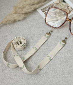 تصویر بند عینک طرح گل 