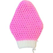 تصویر لیف دستباف حمام مدل توت‌فرنگی C071 