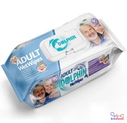 تصویر دستمال مرطوب بزرگسال دلفین Adult Wet Wipes