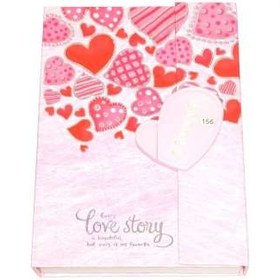 تصویر دفتر خاطرات رمز دار طرح Love Story 