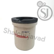 تصویر بوته القایی 3کیلویی ذوب طلا و نقره سرامیک-گرافیت ایتالیایی 