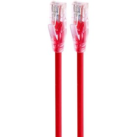 تصویر کابل شبکه Cat 6 یک متری Cat 6 network cable, a metric 6 patch cord cable