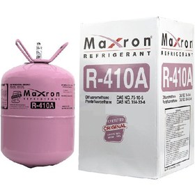 تصویر گاز مبرد فریون R410a مکسرون (Maxron) 
