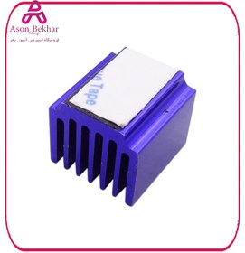 تصویر هیت سینک آلومینیومی 15*14 میلیمتر ارتفاع 13 میلیمتر 14*15*13mm aluminium heatsink