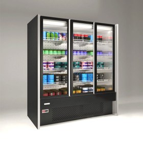 تصویر یخچال درب دار 