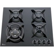 تصویر اجاق گاز شیشه ای بیمکث مدل MG-5012 مشکی Bimax MG-5012 GlassGas Stove-Black