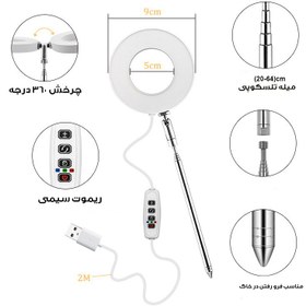 تصویر چراغ رشد گیاه 5 وات مدل SINGLE سفید لامپ LED 5 متفرقه SINGLE سفید دایره ای