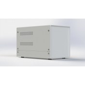 تصویر جعبه فلزی با پانل پلاستیکی ابعاد (W160*H150 mm) 