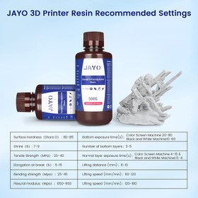 تصویر رزین رنگ خاکستری 500 گرمی JAYO 3D Printer Resin - ارسال 20 روز کاری 