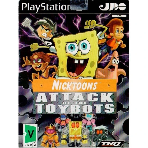 خرید و قیمت بازی سونی 2 باب اسفنجی ATTACK OF THE TOYBOTS شرکت مدرن | ترب