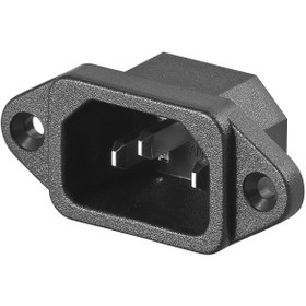 تصویر AC SOCKET MALE جاپیچدار AC-04 جک پاور برق روپنلی