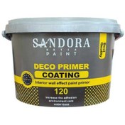 تصویر رنگ دکو پرایمر سفید ساندورا کد ۱۲۰ گالن ۴ کیلویی 