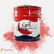 تصویر رنگ ترافیکی تک جزئی قرمز حلب ۲۵ کیلویی 