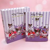تصویر دفتر خاطرات قفل دار باکس دار طرح کرومی Kuromi Secret Diary Notebook With Lock