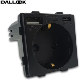 تصویر پریز هوشمند به همراه شارژر USB تویا 