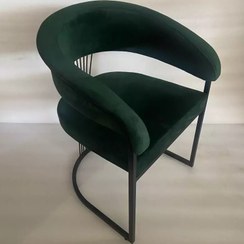 تصویر صندلی کانتر اپنی بار جزیره پیشخوان صندوق مدل سزار کانتری استاتیک مشکی 