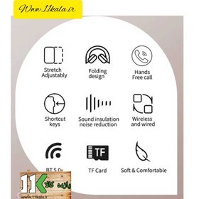 تصویر هدفون بلوتوثی کی تی اس مدل KTS-P108 