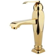 تصویر شیر روشویی آلیس راسان - طلایی RASSAN ALIS BASIN MIXER