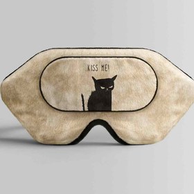 تصویر طرح گربه کد355 برای چشم بند خواب کورال Cat Design for Coral355 Sleep Mask