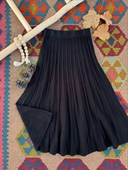 تصویر دامن بافت مدل مارپیچ 