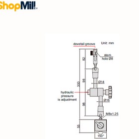 تصویر پایه ساعت اندیکاتور اینسایز (Insize) هیدرولیکی مدل 60-6229 