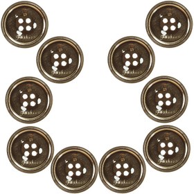 تصویر دکمه مدل Y1492 بسته 10 عددی 