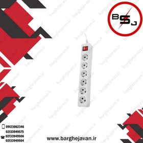 تصویر شش خانه ارتدار سرامیکی پارت الکتریک با کابل 1.8 متر کد 986 