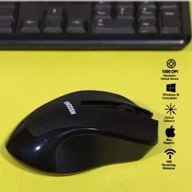 تصویر موس وایرلس شوش SHOOSH M21W Wireless Optical Mouse 2.4Ghz SHOOSH M21W