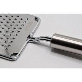 تصویر رنده استیل تخت دندانه ریز یونیک کد UN1107 Flat steel grater with fine teeth, code UN1107