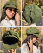 تصویر کلاه کاپیتانی کبریتی - سبز 