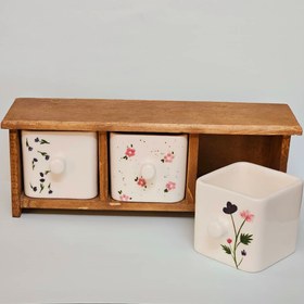 تصویر فایل ۳ کشو سرامیکی 