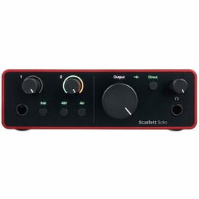 تصویر کارت صدا Focusrite scarlett Solo Studio G4 Focusrite scarlett Solo Studio G4