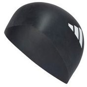 تصویر کلاه شنا مشکی مردانه و زنانه بزرگسالان 3S CAP IA8306 اورجینال adidas 