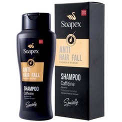 تصویر شامپو ضد ریزش مو حاوی عصاره کافئین 400 میل سوپکس Soapex Anti Hair Fall Shampoo With Caffeine 400ml