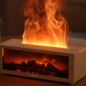 تصویر دستگاه بخور طرح شومینه بخور سرد روماتراپی 