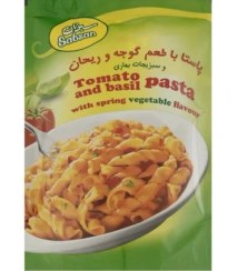 تصویر پاستا با طعم گوجه و ریحان سبزان - 180 گرم 