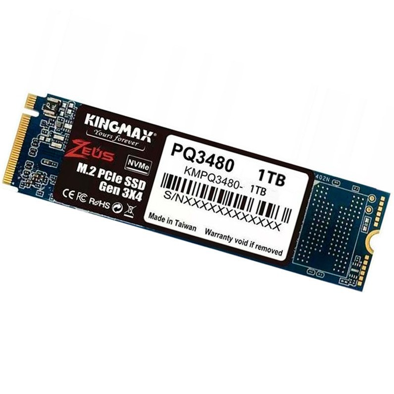 【SSD 1TB】KINGMAX KMPQ3480-1TB4 Kingmax PQ3480 M.2 1TB PCIe 2280 NVMe SSD Gen3x4 KMPQ3480