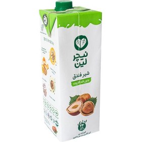 تصویر نیچرلین شیر فندق بدون قند 1 لیتری 