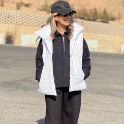 تصویر پافر زنانه سفید 