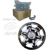 تصویر قالپاق نيسان طرح شوکا استيل آبکاري با دياق (1 دست) راديان پارت 