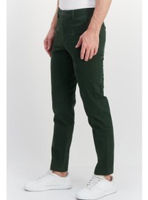 تصویر شلوار کتان گلدوزی شده مردانه با فیت راحت، سبز برند Tommy Hilfiger Men Relaxed Fit Embroidered Chino Pants, Green