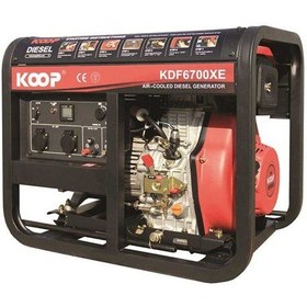تصویر موتور برق 5کیلووات دیزلی تکفاز koop ا KOOP KOOP