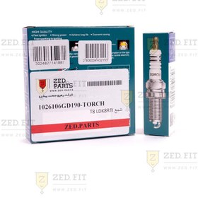 تصویر شمع پایه بلند تورچ استاندارد (بسته۴عددی) TORCH Spark Plug K