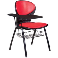 تصویر صندلی آموزشی علم گستر صدف مدل نشیمن صدفی سبد دار 