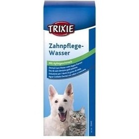 تصویر آب دندان‌پزشکی تریکسی با طعم سیب برای سگ‌ها و گربه‌ها برند trixie Trixie Dental Care Water With Apple For Dogs & Cats