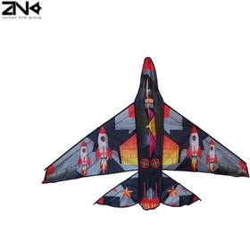 تصویر کایت طرح هواپیمای جنگنده 