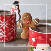 تصویر پک دو تایی کاتر جینجرمن[آدمک زنجبیلی]و آدم برفی لب فنجانی 