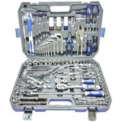 تصویر مجموعه 146 عددی ابزار صنعتی باس مدل BS-146N - مشکی 