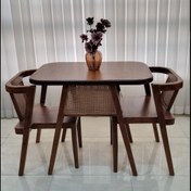 تصویر ست دو نفره صندلی و میز نهارخوری مدل الین 