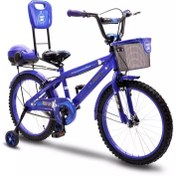 تصویر دوچرخه سایز 20 پورت لاین مدل چیچک رنگ آبی 